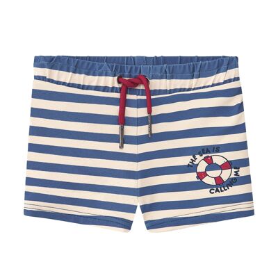 BOY'S BOXER BLUE, WHITE AND FLOATS