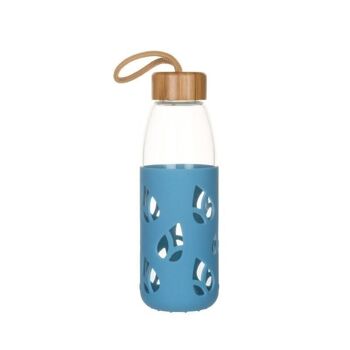 Bouteille en verre et silicone nomade - 550 ml 6