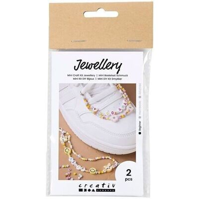DIY jewelry kit - Shoes - Beads - 2 pcs