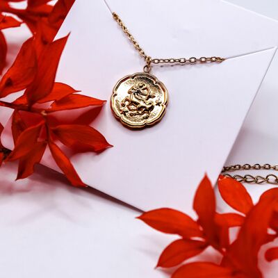 Astrological sign necklace "Sagittarius" Stainless steel