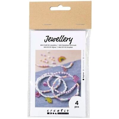 DIY jewelry kit - Bracelets - Crazy plastic - 4 pcs