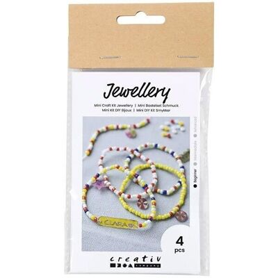 DIY jewelry kit - Bracelets - Crazy plastic - 4 pcs