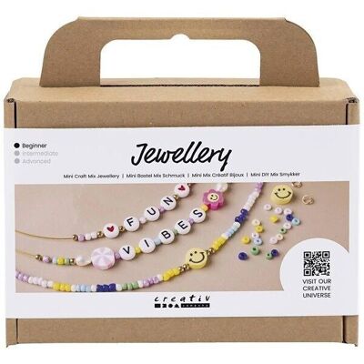 Kit DIY bijoux - Mix créatif - Colliers - Perles - 3 pcs