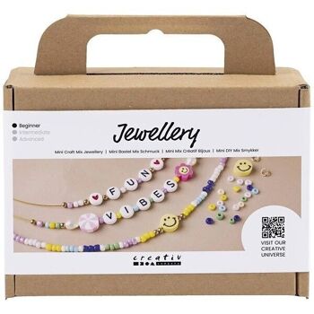 Kit DIY bijoux - Mix créatif - Colliers - Perles - 3 pcs 3