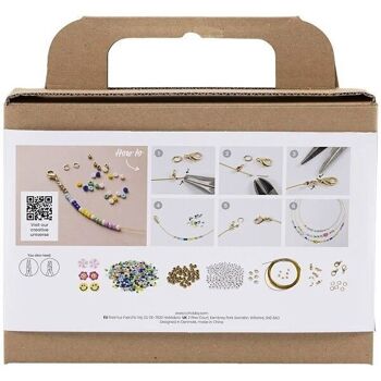 Kit DIY bijoux - Mix créatif - Colliers - Perles - 3 pcs 4