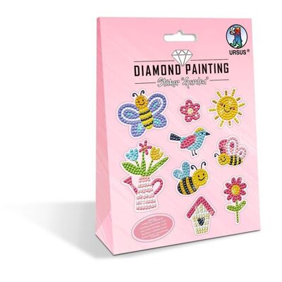 Adesivi con pittura diamante "Giardino"