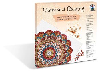 Mandala de peinture au diamant, ensemble de 6 1