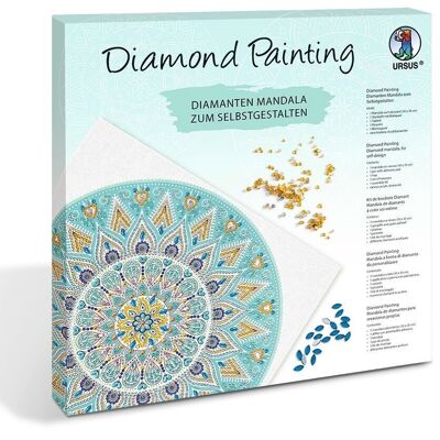 Juego de mandalas de pintura de diamantes 5
