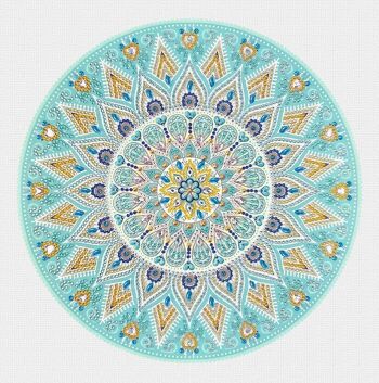 Peinture diamant Mandala, ensemble 5 5