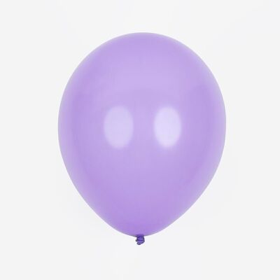 10 balloons: lavender