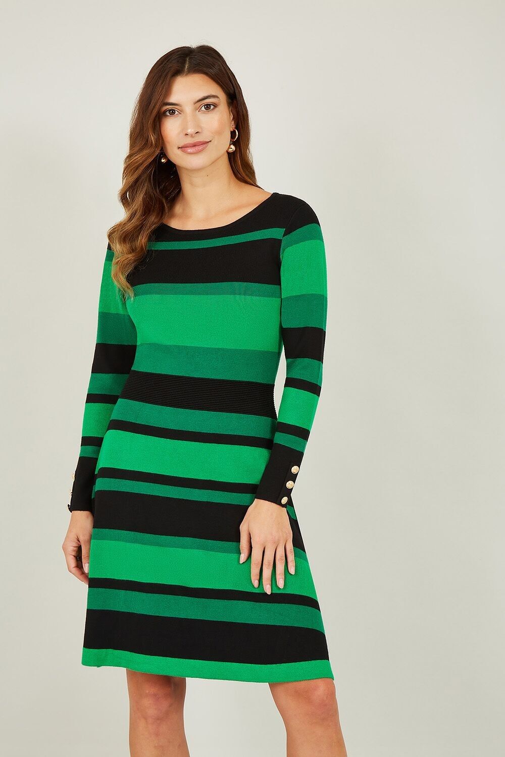 Yumi shop knitted dress