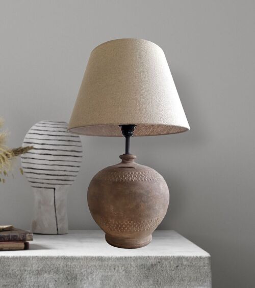 Terracotta Table Lamp N°37