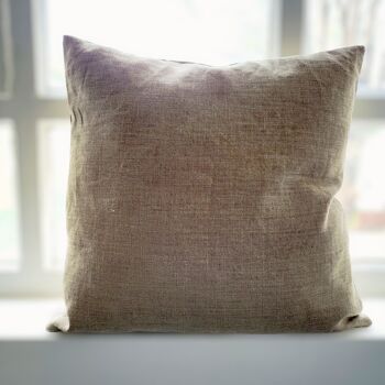 Housse de coussin lin cru 5