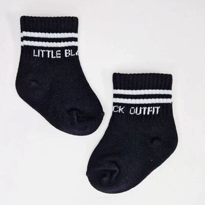 Unisex Baby Socks - Little Black Outfit
