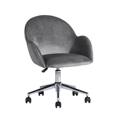 Office chair with casters with armrests - II