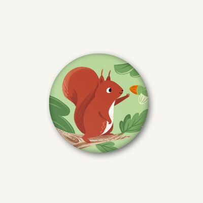 Magnet forest animals squirrel 37 mm