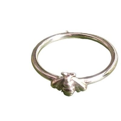 Ring aus 925er Sterlingsilber im Zwergen-Honigbienen-Stil