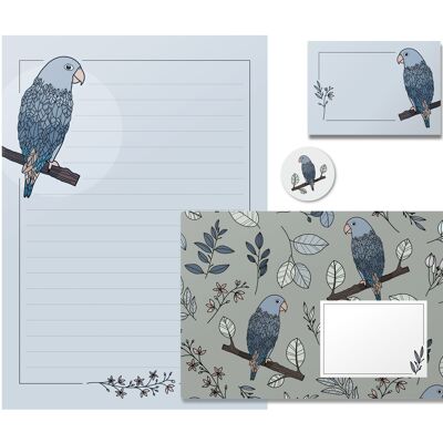 Stationery Set 03 Parrot