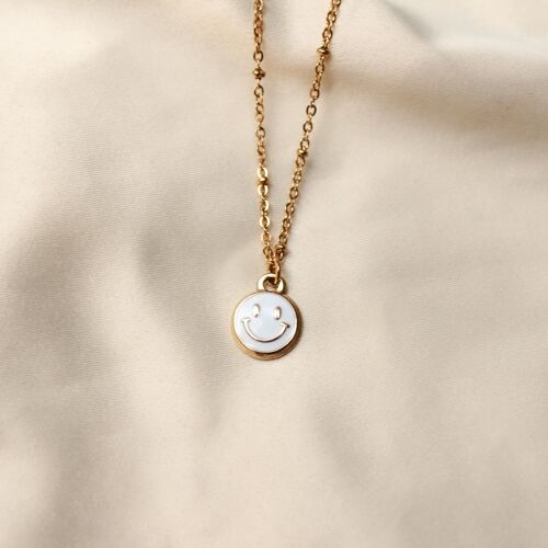 Nina necklace ♡ smiley gold