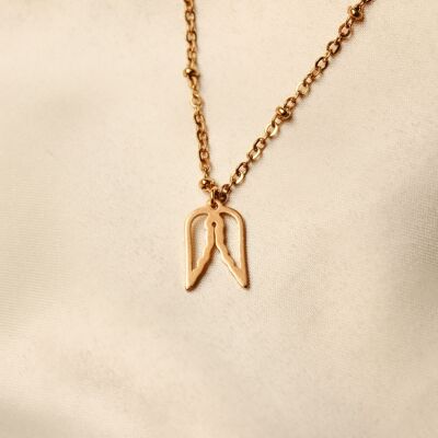 Vera necklace ♡ angel wings gold