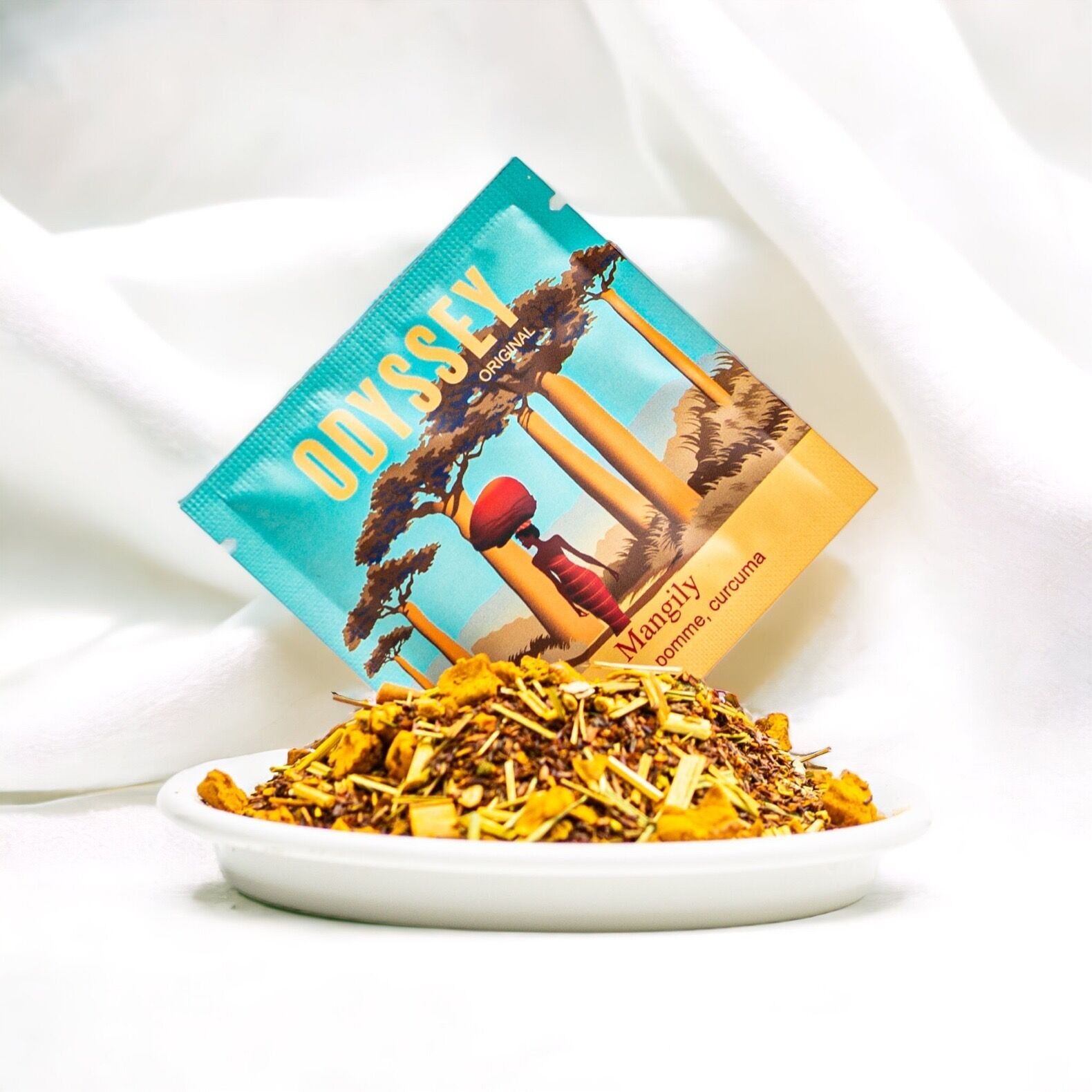 Premium Odyssey "Mangily" tea - Rack of 25 artisanal tea bags