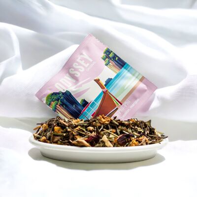 Premium Odyssey „Koh Phi Phi“ Tee – Regal mit 25 handgefertigten Teebeuteln