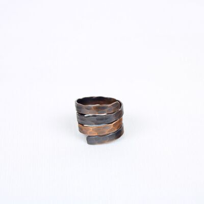 Ring aus reinem Kupfer (Design 11)