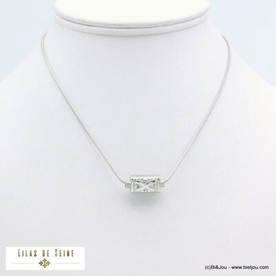 Talisman-Halskette mit Schlangenkette aus Edelstahl 0121501