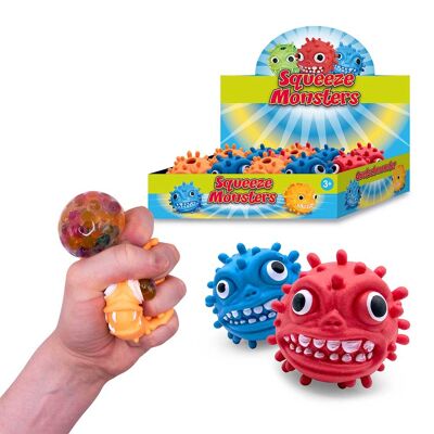 Squeeze Monsters, 4 assorted