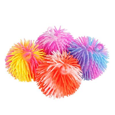 Puffer ball, 4 assorted, 15 cm