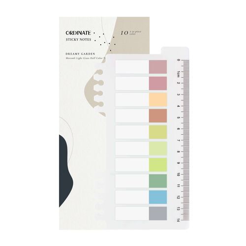 Dreamy Garden | Ordinate Transparente Haftnotizen | Haftstreifen Plastik | Haftmarke | Page Marker | Klebezettel set | planner | sticky notes