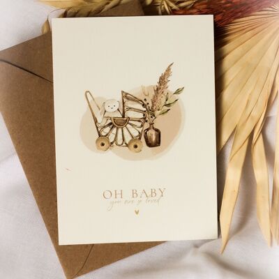 Greeting card | Oh baby, you are so loved