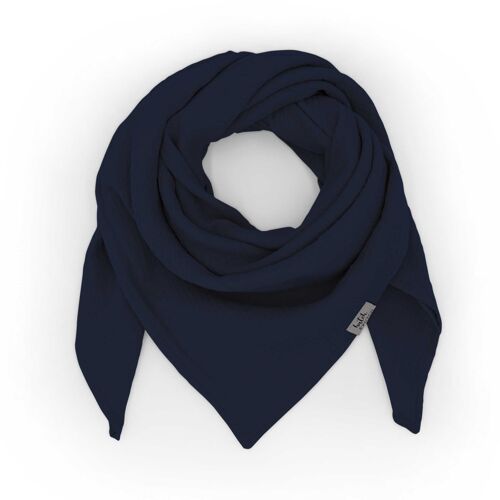 Musselin-Halstuch Baby • Midnight Blue