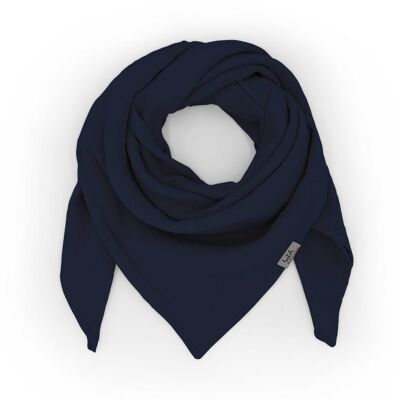 Muslin scarf baby • Midnight Blue