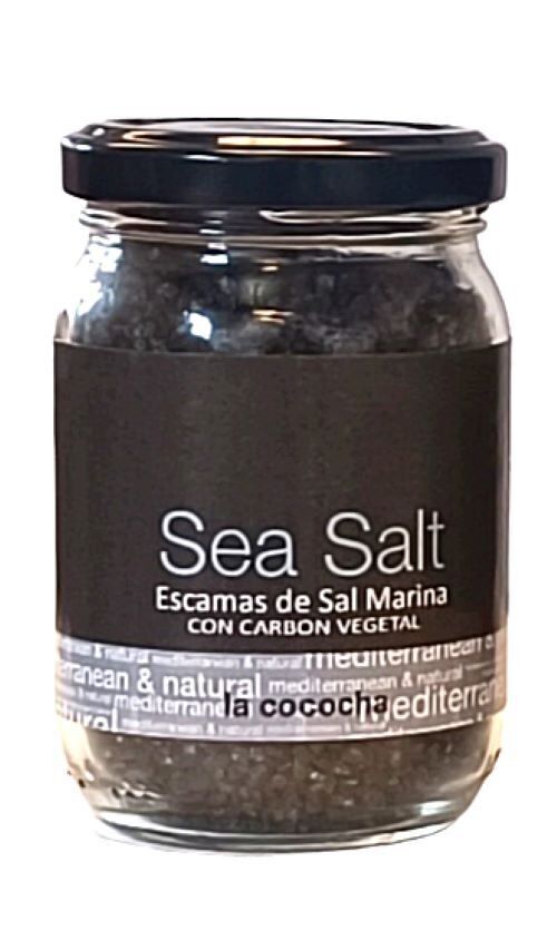 ESCAMAS DE SAL MARINA  NEGRA 100g