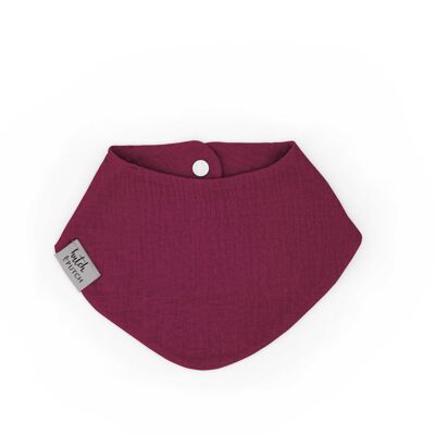 Muslin Bib • Red Violet