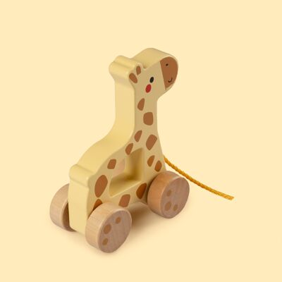 Pull Along Buddy - Giraffe