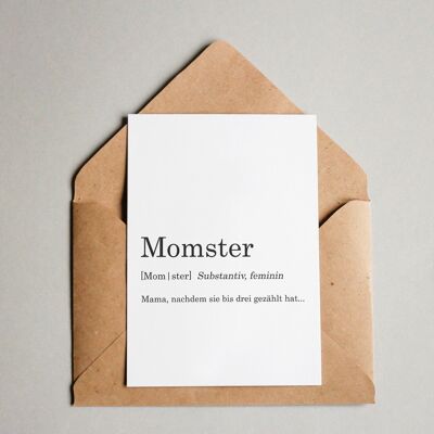 Postcard Dictionary: Momster