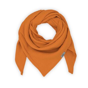 Foulard en mousseline pour adultes • Épice de citrouille 1