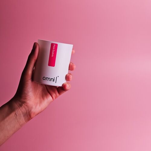 Omni Pink Guava Candle - 20cl - Guava, Lychee + Peach