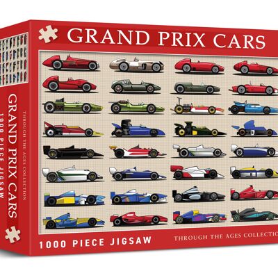Rompecabezas de 1000 piezas de autos de carreras Grand Prix