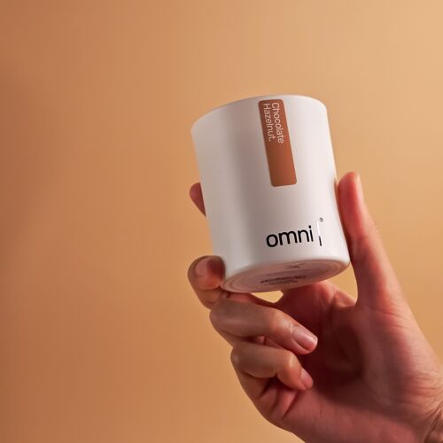 Omni Chocolate Hazelnut Candle - 20cl - Chocolate, Coffee + Praline