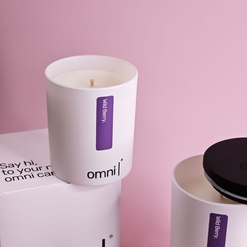 Omni Wild Berry Candle Wild Berry Candle - 20cl - Blackcurrant, Raspberry + Violet