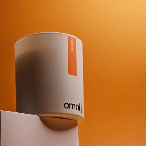 Omni Serene Candle - 30cl - Bergamot, Tangerine + Patchouli