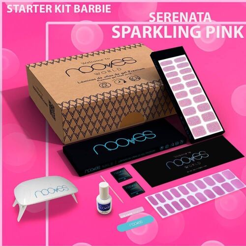 Starter Kit Beauty Barbie - Pack de Iniciación con Top Coat - Nooves Nails