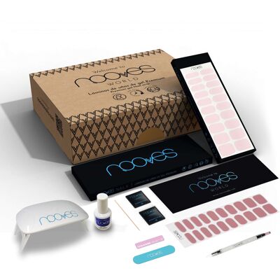 Starter Kit Beauty Rose - Pack de Iniciación con Top Coat - Nooves Nails