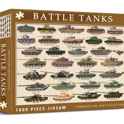 Rompecabezas de 1000 piezas de tanques