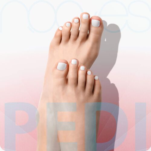 Láminas de Gel Pedi - Snowflake - Nooves Nails