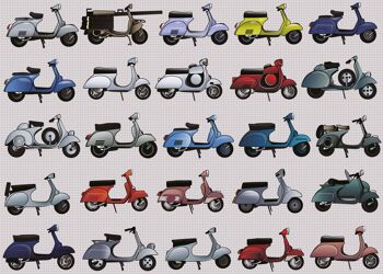 Puzzle 1000 pièces Scooters 4