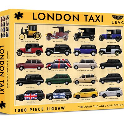 Puzzle 1000 pièces Taxis de Londres